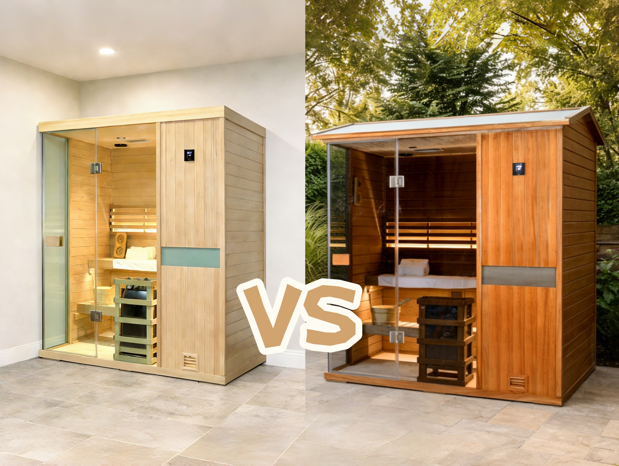 Indoor vs Outdoor Steam Sauna: Differences, Benefits, and How to Choose the Best Home Sauna