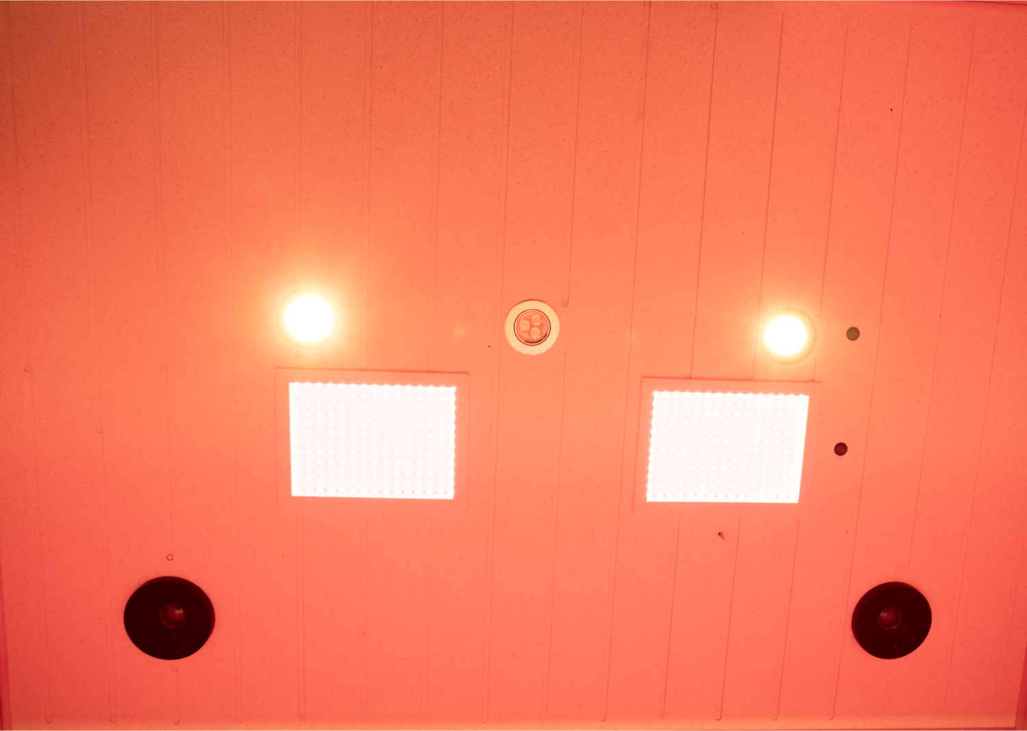 Samsora 703SH indoor steam sauna with red light therapy - premium wellness feature for enhanced relaxation and therapeutic benefits