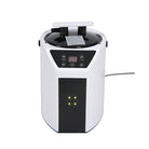 Samsora aromatherapy steam generator front view - 1250W compact unit with sleek design, digital controls and essential oil reservoir for therapeutic steam therapy