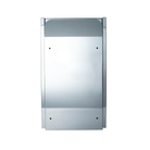 Samsora sauna heater back panel display - 2.5kW-3.8kW unit featuring wiring access, safety components and installation hardware for professional setup