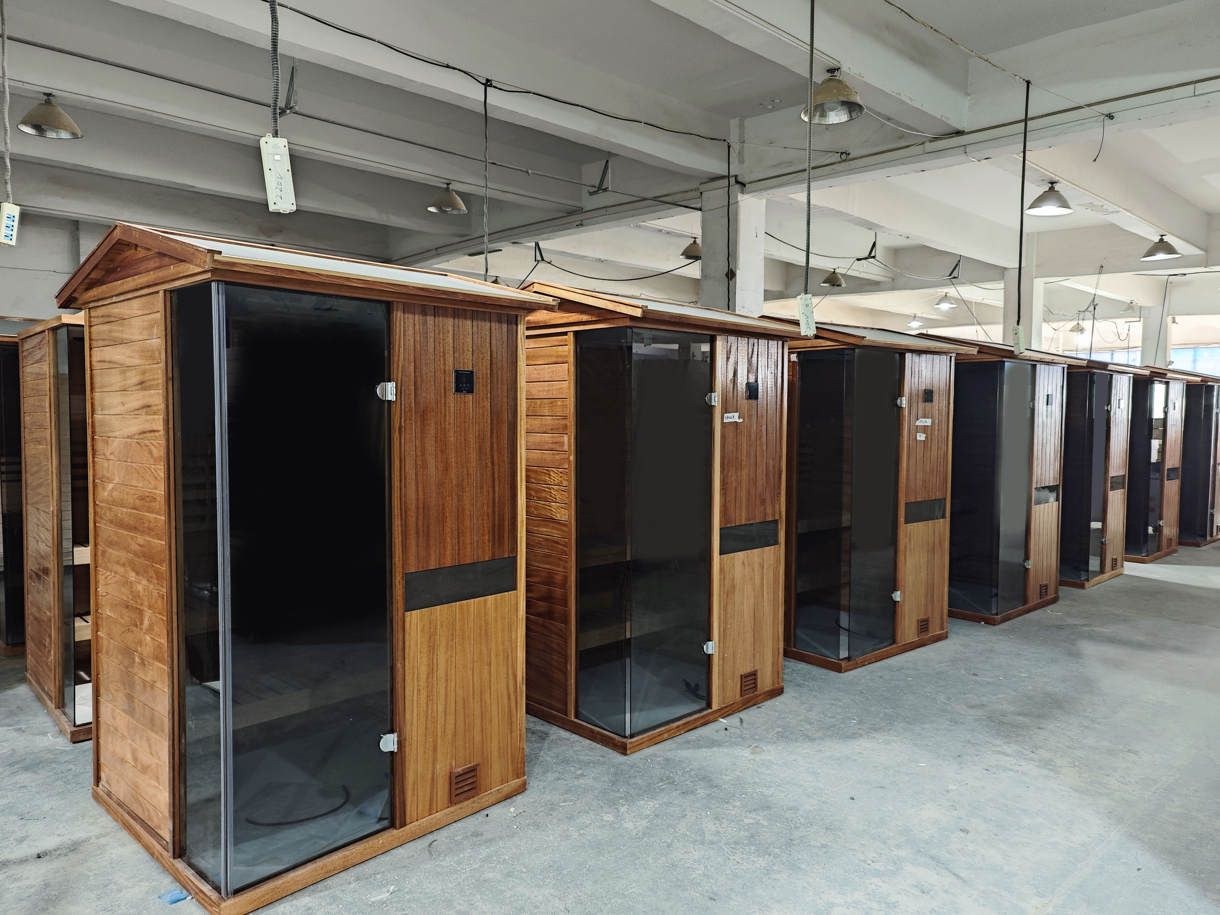 Samsora Premium sauna room display  high quality steam sauna showcase